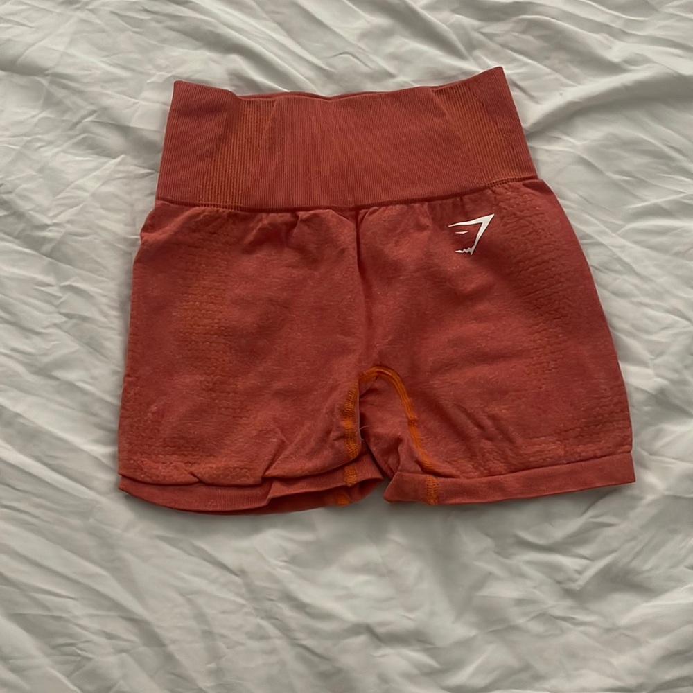 Coral Gymshark Shorts